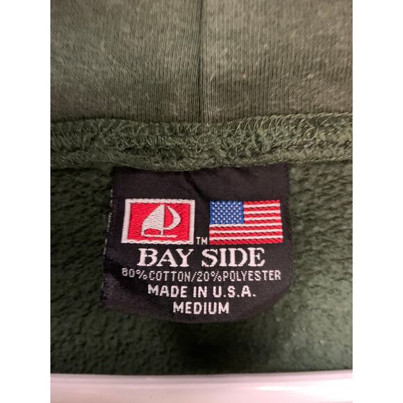 Dropkick Murphys Green Skeleton Bagpipe Zip Front Hoodie Size M Made in USA - Picture 3 of 8